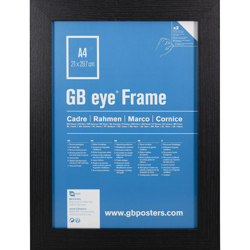 GB Eye FMA4A1BK 29.7 x 21 cm A4 Black Frame GB Eye FMA4A1BK 29.7 x 21 cm A4 Black Frame