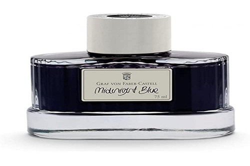Faber Castell 141007 Bottle Ink, Midnight Blue, 2.5 fl oz (75 ml)
