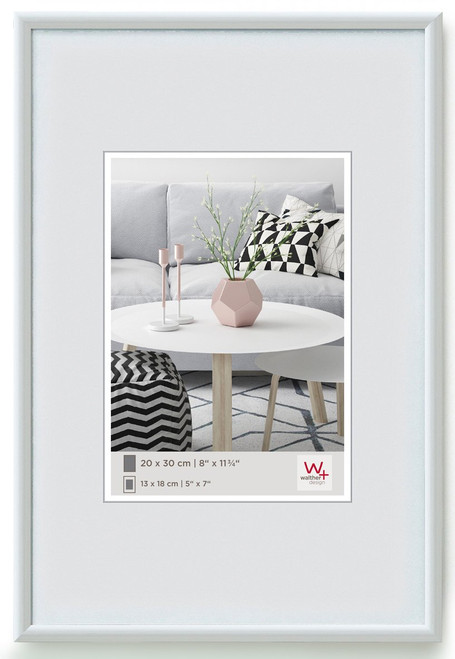 Walther Picture Frame, 18 x 24 cm, White Walther Picture Frame, 18 x 24 cm, White