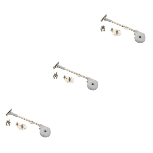 DOITOOL 3 pcs Heavy Duty Hinges Lift Support strut Cabinet Door Hinge Slow Down Lift Stay Support Gas Struts Lift Support Hinge Springs Soft Close Hinges Pillar Support Rod Toy Box Lifting