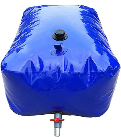 WANLIAN Water Storage Bladder Emergency Water Storage Barrel Foldable Water Bladder with Faucet Drought-Resistant Water Bag for Camping Hiking Emergency Water Storage 110L/29 Gallon
