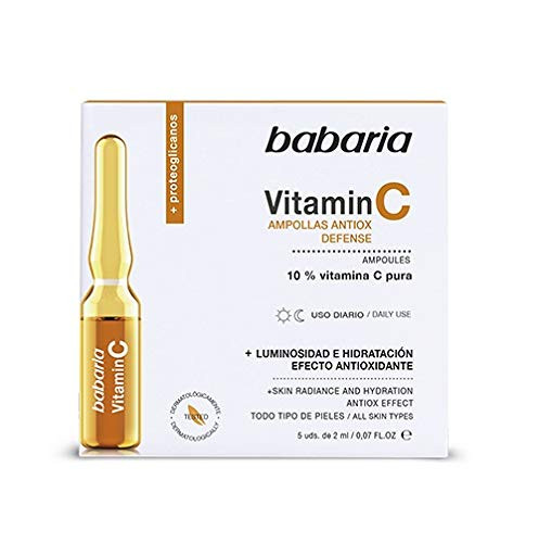 Babaria Vitamin C Ampoules. 5 Units of 2 ml