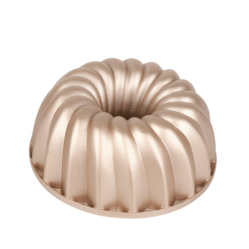 Baker's Secret Nonstick Bundt Cake Pans, Perfect for Bundt Cakes, Die Cast Aluminum Cake Pans, 2 Layers Non-stick Coating For Easy Release, Bundt Cake Pan - Cast Aluminum Collection (Classic)