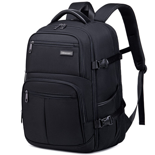 Otevan Travel Backpack for Men Women,45L Carry On Backpack Flight Approved,Large Laptop Backpack,Expandable Luggage Backpack Water Resistant Bookbag Weekender Overnight Bag Daypack Fit 17 Inch