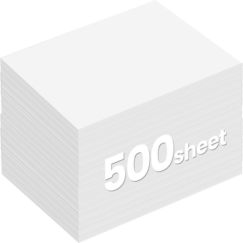 500 Sheets Construction Paper Bulk 120 GSM Heavyweight Construction Paper 8 x 11" 80lb Thick Construction Paper Assorted Colors Cardstock Paper for Kids DIY Craft Paper School Supplies (White)