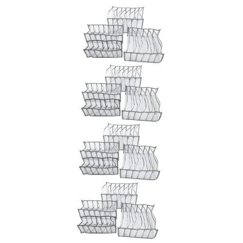 Alipis 16 pcs clothes storage box costume lingerie folding wardrobe clothes storage drawers wardrobe clothes organizer storage drawers for clothes sock drawer organizer closet organizer