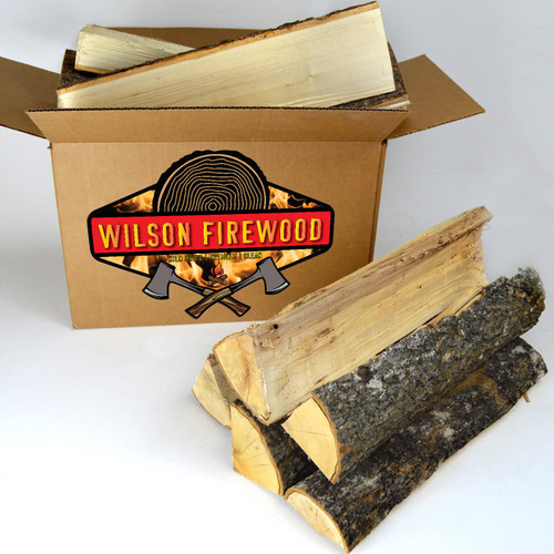 Wilson Maple Split Firewood - Seasoned Natural Kiln Dried Fireplace, Fire Pit, Bonfire Logs (Regular)