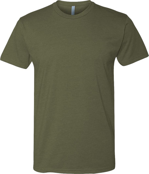 Next Level Mens T-Shirts 6210 Pack of 5 MED/Military