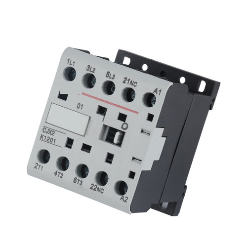 gande CJX2-K 220V 50/60Hz 6A 9A 12A AC Contactor 3P 3main 1NO/3main 1NC Coil Voltage 1Pcs (Color : CJX2-K-0910)