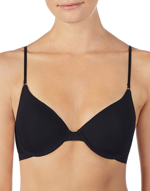 OnGossamer Women's Next to Nothing Micro T-Shirt Bra Bra, Black, 32DD