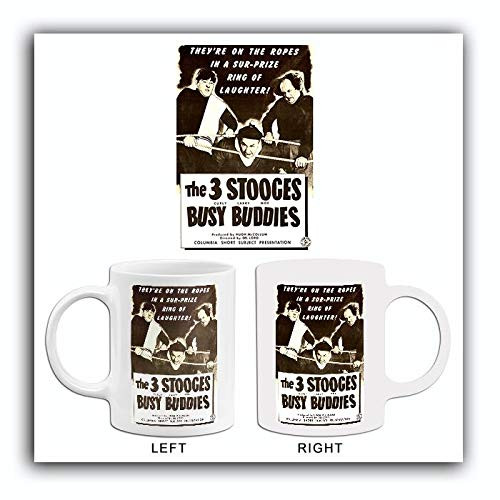 Busy Buddies - The Three Stooges - 1944 - Movie Poster Mug Busy Buddies - The Three Stooges - 1944 - Movie Poster Mug