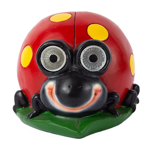 Solar Garden Statue Ladybug Figurine Outdoor Lawn Decor Garden Ladybug Statue Solar Garden Statue Ladybug Figurine Outdoor Lawn Decor Garden Ladybug Statue
