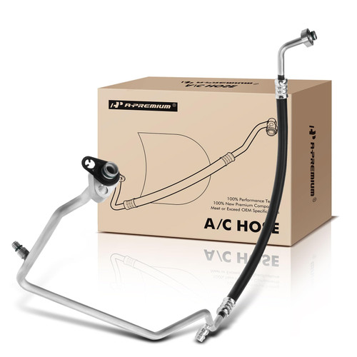 A-Premium A/C Discharge Line Hose Assembly Compatible with Jeep TJ Wrangler 2003-2006 L6 4.0L, Compressor to Condenser