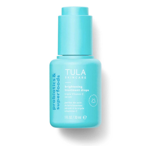 TULA Skin Care Brightening Treatment Drops - Vitamin C Serum, Brightens the Look of Dull Skin & Dark Spots, 1 fl oz. TULA Skin Care Brightening Treatment Drops - Vitamin C Serum, Brightens the Look of Dull Skin & Dark Spots, 1 fl oz.