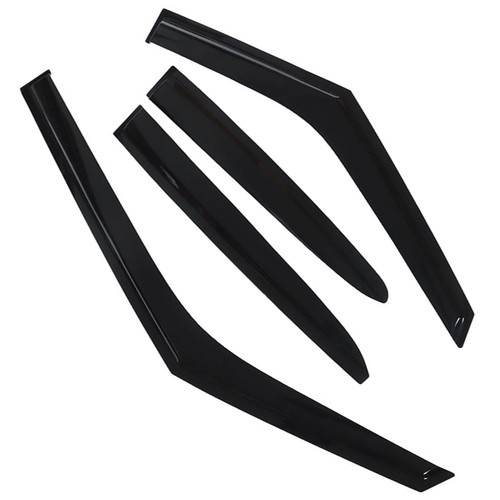 Window Visors Rain Guards Deflectors - 4-Pack Side Window Deflector Vent Shade for Car Windows Tape-On Outside Mount Acrylic Sun Rain Guard Replacement for Veloster 2011-2017