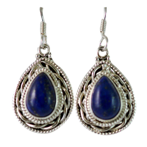Navya Craft Lapis Lazuli Pear Shape 925 Sterling Silver Handmade Women Earring boho earrings Christmas Anniversary Birthday Valentine Day Gift wife her mother sister best friend Navya Craft Lapis Lazuli Pear Shape 925 Sterling Silver Handmade Women Earring boho earrings Christmas Anniversary Birthday Valentine Day Gift wife her mother sister best friend