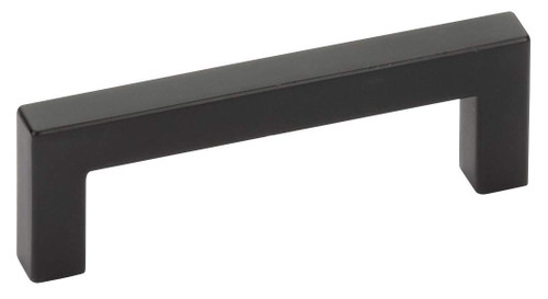 Emtek 86710US19 Warwick Cabinet Pull Flat Black (12" Screw Hole Centers)