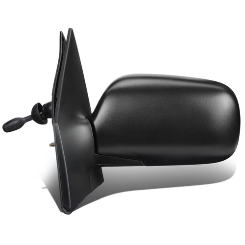 TO1320197 Factory Style Driver Left Side Mirror - Manual Folding | Manual Adjust - Compatible with Toyota Echo 00-05, Textured Black