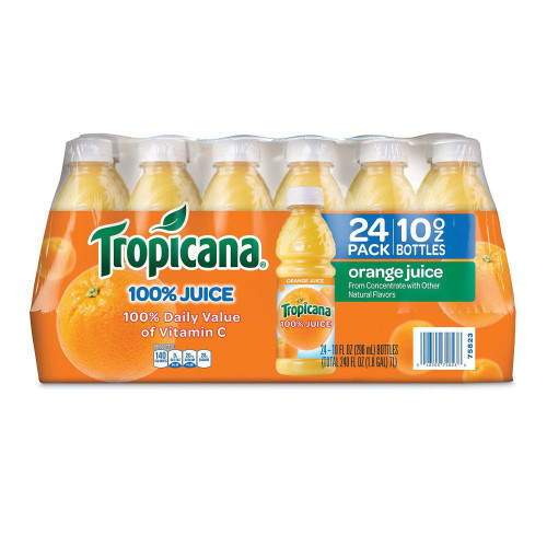 Tropicana 100% Orange Juice (10 Oz, 24 Pk.) Wholesale, Cheap, Discount, Bulk (1 - Pack) Tropicana 100% Orange Juice (10 Oz, 24 Pk.) Wholesale, Cheap, Discount, Bulk (1 - Pack)