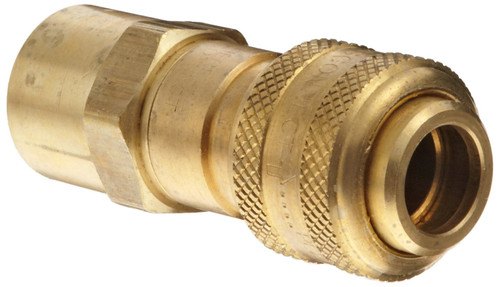 Dixon DCB1026 Brass Air Chief Industrial Interchange Quick-Connect Air Hose Fitting, 1/2" Coupling x 3/4" NPT Female