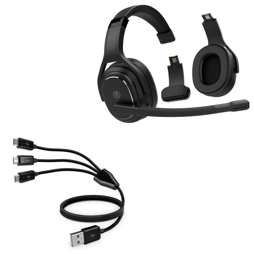 BoxWave Cable Compatible with Rand McNally ClearDryve 220 - MultiCharge MicroUSB Cable, Multiple Charging Cable Micro USB Cable - Black