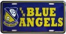 EagleEmblems US Navy Blue Angels License Plate