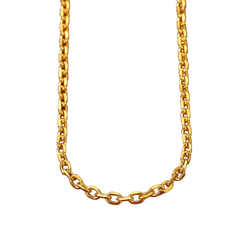 30inch Chain Gold Rolo Necklace Stainless Steel Cable Link Chain 30inch Chain Gold Rolo Necklace Stainless Steel Cable Link Chain
