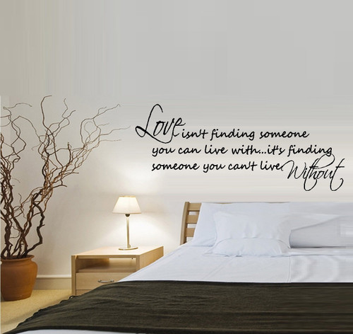BestPricedDecals Love Isn't Finding Someone ~ Wall Decal, Home Decor 12" X 30" BestPricedDecals Love Isn't Finding Someone ~ Wall Decal, Home Decor 12" X 30"