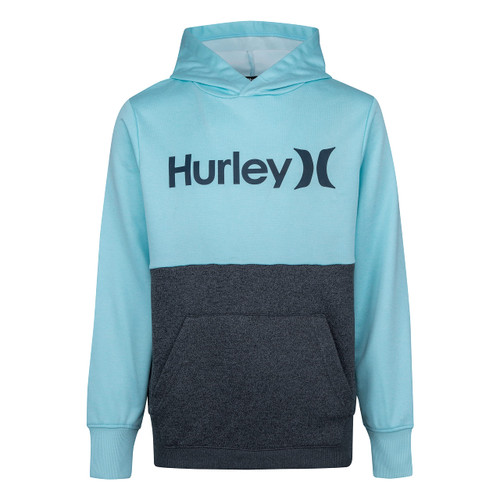 Hurley Boys' Solar Pullover Hoodie, Copa Heather, XL
