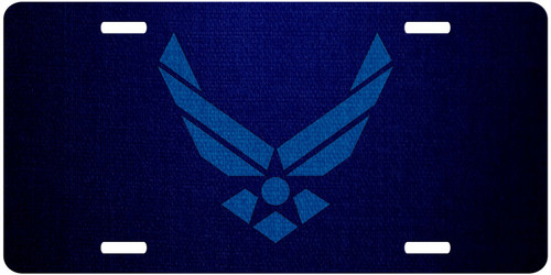 Premium Aluminum License Plate - U.S. Air Force, Emblem Premium Aluminum License Plate - U.S. Air Force, Emblem