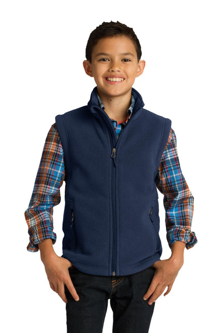 Port Authority Youth Value Fleece Vest M True Navy