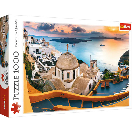 Trefl Red 1000 Piece Puzzle - Fairytale Santorini Trefl Red 1000 Piece Puzzle - Fairytale Santorini