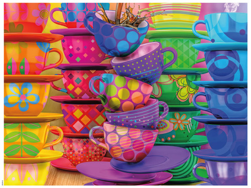 Ceaco - Colorstory - Teacups - 750 Piece Jigsaw Puzzle