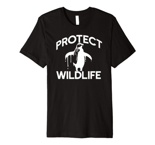 PROTECT WILDLIFE Protect Penguins Earth Day Meme Premium T-Shirt