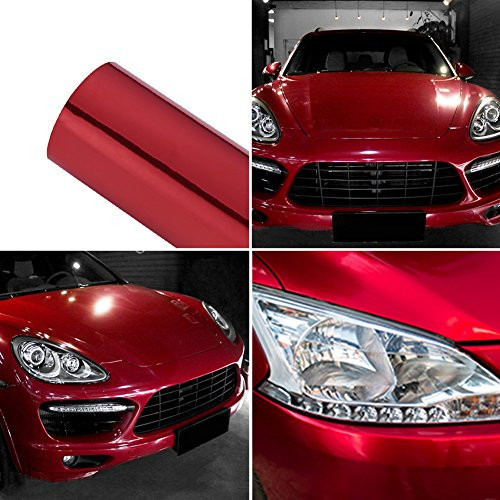 ATMOMO RED Car Wrap Vinyl Film Colorful DIY Car Body Films Vinyl Car Wrap Sticker Decal Film Air Release Film 1.52Mx30CM ATMOMO RED Car Wrap Vinyl Film Colorful DIY Car Body Films Vinyl Car Wrap Sticker Decal Film Air Release Film 1.52Mx30CM