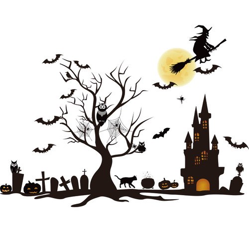 4 Sheet Halloween Window Clings Halloween Glass Decals Bat Witch Spider Pumpkin Removable Wall Decal Halloween Window Stickers Spooky Window Decals for Glass Windows Holiday Wall Stickers for Door 4 Sheet Halloween Window Clings Halloween Glass Decals Bat Witch Spider Pumpkin Removable Wall Decal Halloween Window Stickers Spooky Window Decals for Glass Windows Holiday Wall Stickers for Door