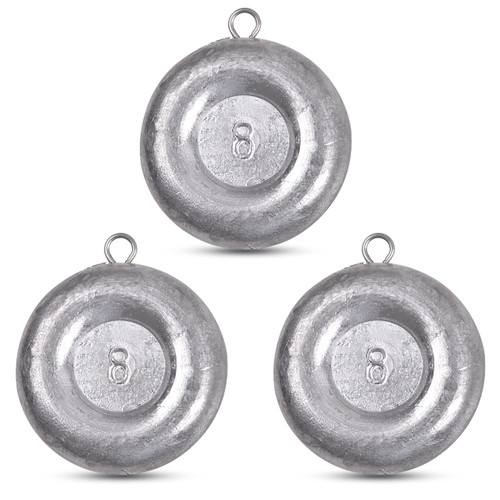 Disc Sinkers Fishing Weights,Coin Sinkers Weights Saltwater Surf Fishing Weights Catfishing Gear Tackle 8oz 6oz 5oz 4oz 3oz 2oz 1oz