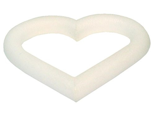 FloraCraft Extruded Styrofoam Heart 6 x 3/4 in.