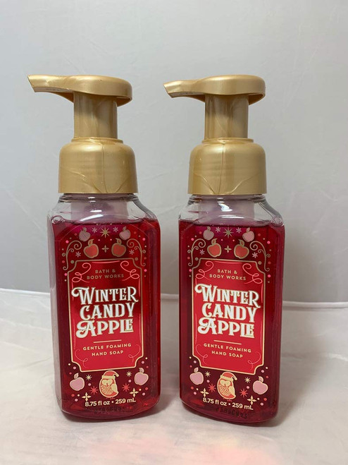 Bath & Body Works Winter Candy Apple Gentle Foaming Hand Soap 2019 (2 Pack)
