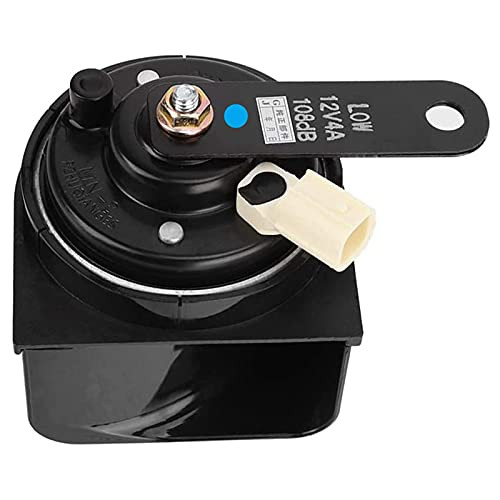 glvitory 1PCS 38100-SDB-A02 Car Horn High/Low Tune Pitch Steel Black Car Horn Assy 38100SDBA01 38100SDBA02 38100-SDB-A01