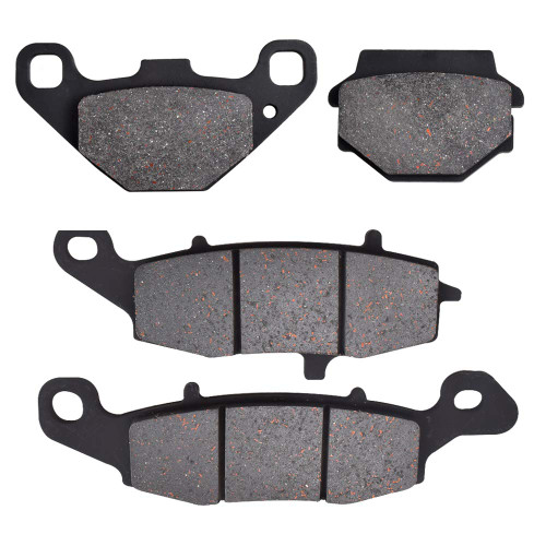 for Kawasaki KLR 650 C1-C10 1995 1996 1997 1998 1999 2000 2001 2002 2003 2004 KLR650 Motorcycle Front Rear Brake Pads Organic Disc