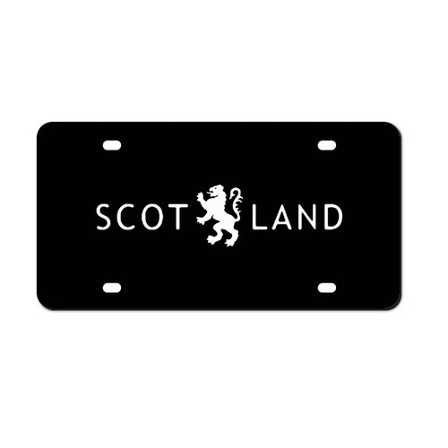Scotland Lion Car Front License Plate Aluminum Rust-Proof Plates Tag Decorative for Men Women