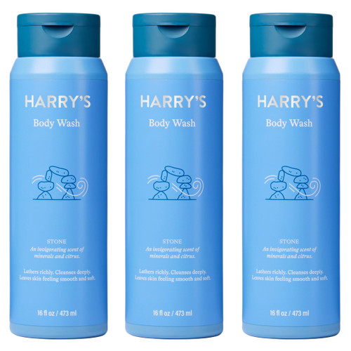 Harry's Men's Body Wash Shower Gel - Stone, 16 Fl Oz (Pack of 3) Harry's Men's Body Wash Shower Gel - Stone, 16 Fl Oz (Pack of 3)