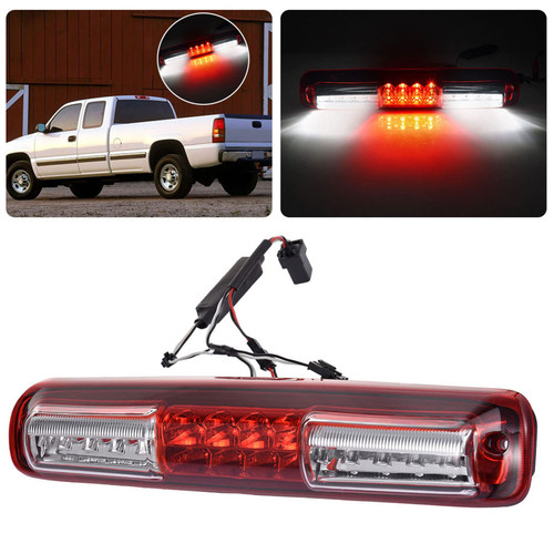 LED Tail High Mount 3rd Third Brake Light Cargo Lamp Waterproof Replacement for 1999-2006 Chevy Silverado/GMC Sierra 1500 2500 3500 HD, 07 Silverado/ Sierra 1500 2500 3500 HD Classic Red/White LED LED Tail High Mount 3rd Third Brake Light Cargo Lamp Waterproof Replacement for 1999-2006 Chevy Silverado/GMC Sierra 1500 2500 3500 HD, 07 Silverado/ Sierra 1500 2500 3500 HD Classic Red/White LED