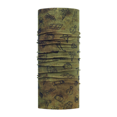 BUFF Camino De Santiago Protective CoolNetUV+ Outdoor Tubular Bandana Silversage