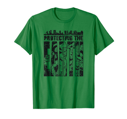 Justice League Protecting the Earth T-Shirt