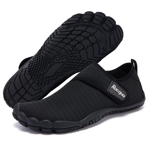 Racqua Mens Womens Water Shoes Quick Dry Barefoot Lightweight Shoes Fishing Swim Pool Beach Aqua Shoes Surfing Diving Hiking Sport Shoes Black 8.5 Women/7.5 Men Racqua Mens Womens Water Shoes Quick Dry Barefoot Lightweight Shoes Fishing Swim Pool Beach Aqua Shoes Surfing Diving Hiking Sport Shoes Black 8.5 Women/7.5 Men