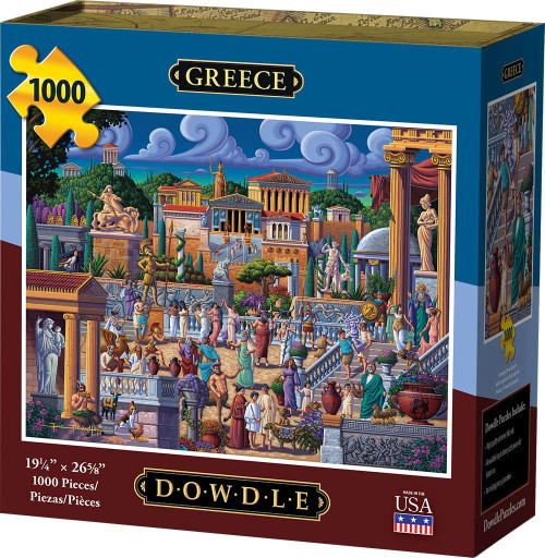 Dowdle Jigsaw Puzzle - Greece - 1000 Piece Dowdle Jigsaw Puzzle - Greece - 1000 Piece