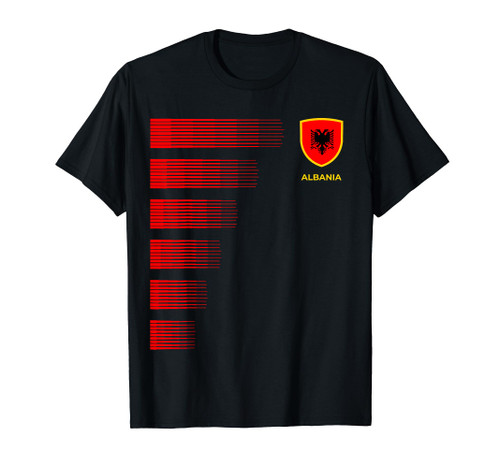 Albania Flag Emblem - Albanian Pride Ancestry Heritage T-Shirt
