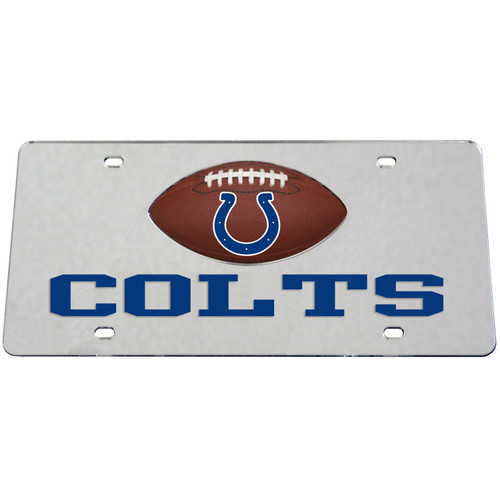 NFL Indianapolis Colts Mirrored License Plate